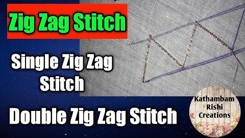 Aari Work Basic Class 7 | Aari Work Zig Zag Stitch