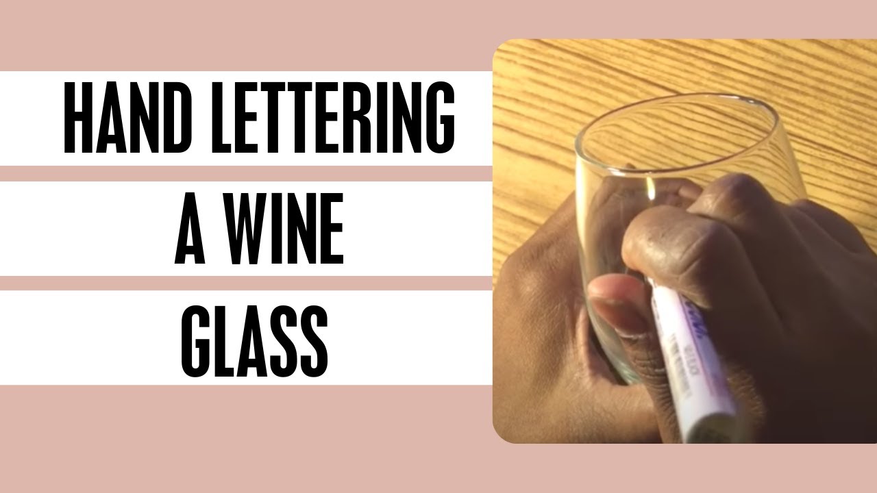 how to put words on glass