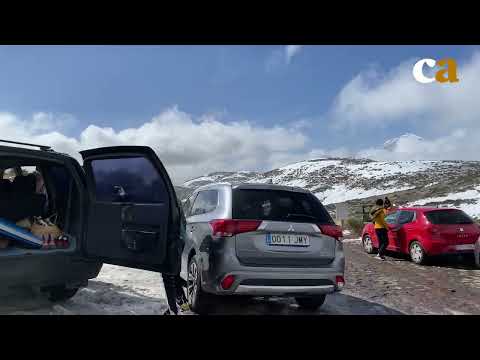 Primera nevada del año en el Teide