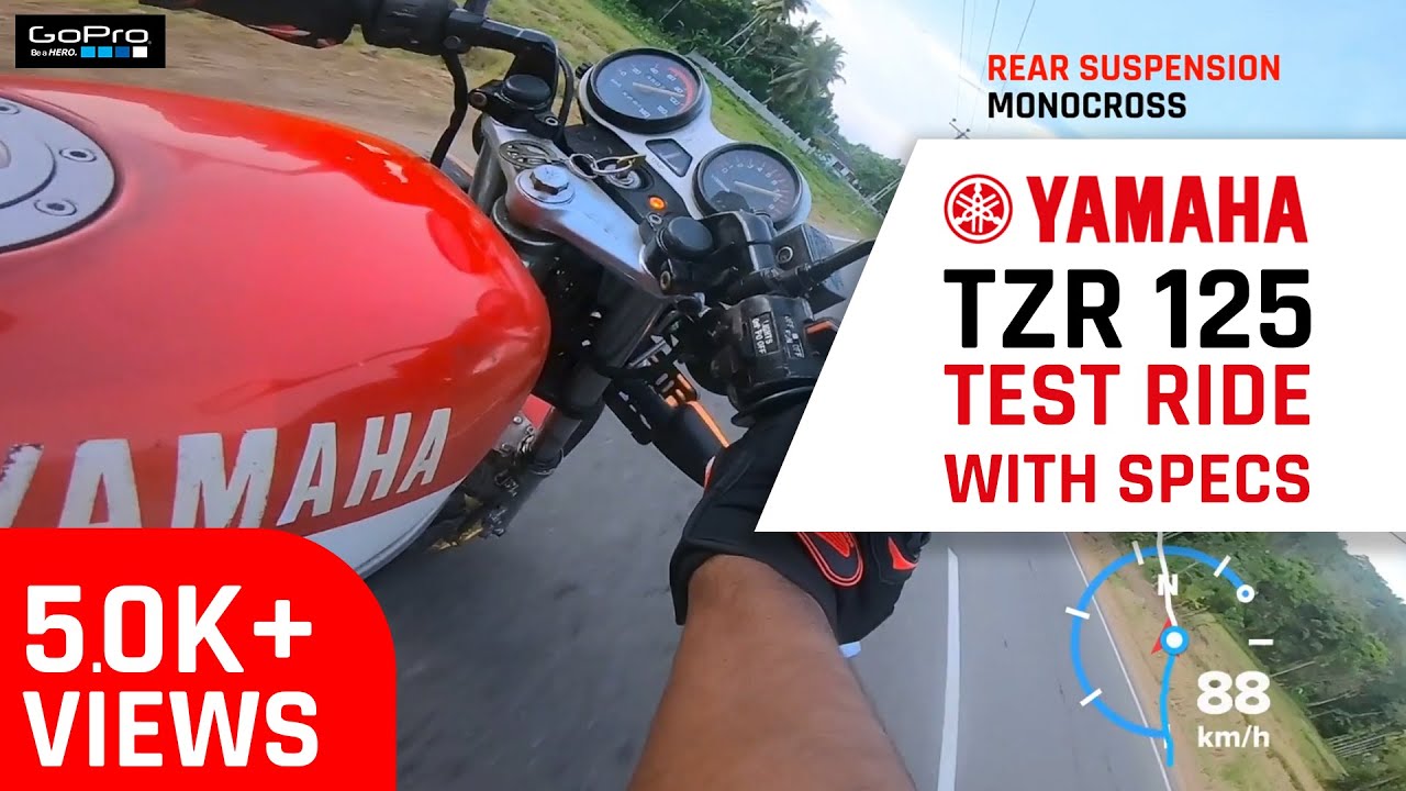 Yamaha TZR 125CC Test Ride On Road With Specifications - GoPro Hero 7 ...