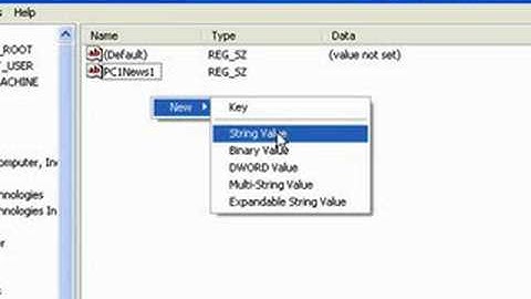 How to Create Values in your Windows Registry
