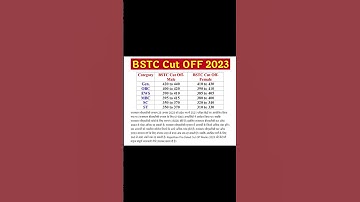 Rajasthan BSTC Expected Cut Off 2023 #bstc2023 #bstc #update