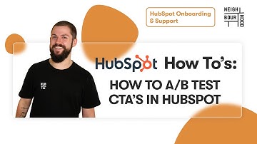 How to A/B Test CTAs in HubSpot | HubSpot How To