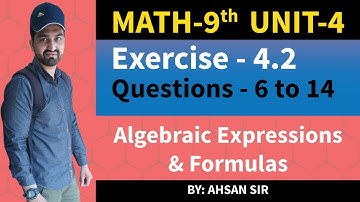 class 9 math chapter 4 exercise 4.2 Q(6-14)