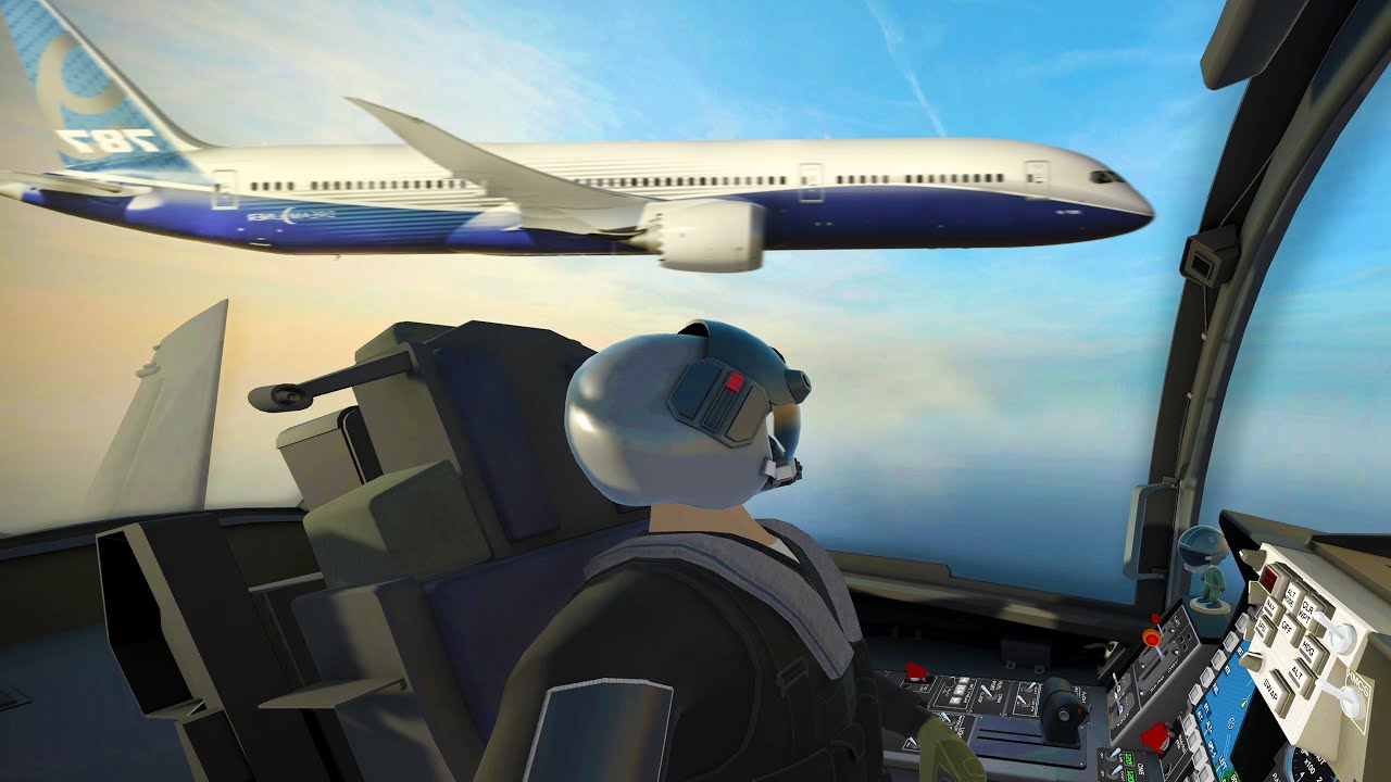 Intercepting a possible TERRORIST THREAT in the skies in VTOL VR!