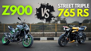 TRIUMPH Street Triple 765 RS Takes On Kawasaki Z900! - YouTube