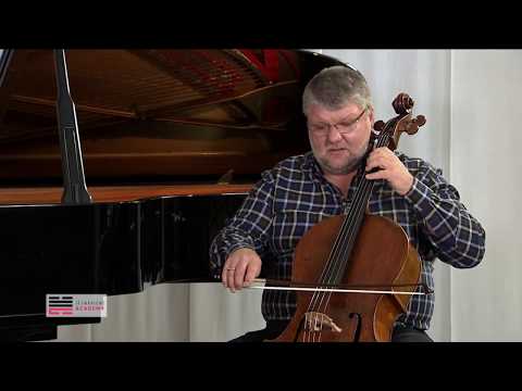 DMITRY YABLONSKY - Popper High School of Cello Playing Etudes 1,6 (Masterclass)