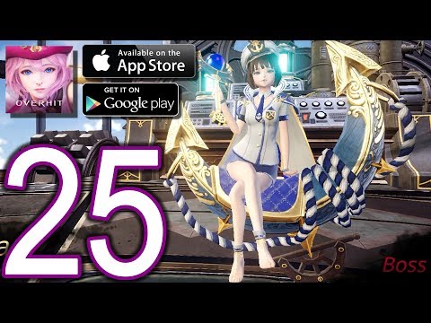 OVERHIT English Android iOS Walkthrough - Part 25 - Admiral M's Invitation (Hard, Extreme)