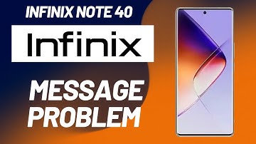 Message Problem infinix note 40 || How to solve message issues || Messgae not working solution