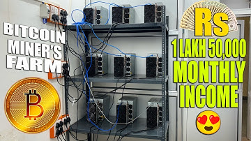 BITCOIN MINER FARM || 18,00,000 INVESTMENT || 1,50,000 MONTHLY INCOME || 📞CALL 7011001586