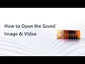 Open the saved image   mvs  mv tech