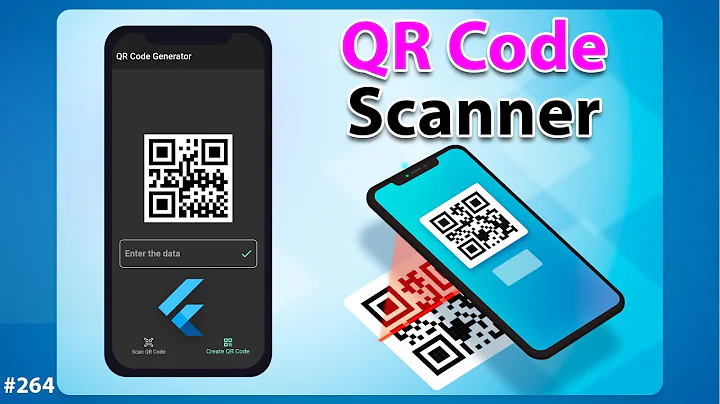 Flutter Tutorial - QR Code Scanner App [2021] & QR Code Generator
