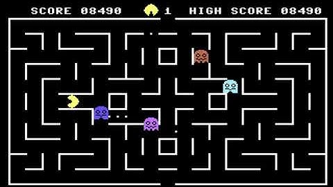 Pacman PAC MAN 1983Majestic Software prg C64 COMMODORE 64 COMMODORE 64