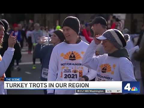 Video: Turkey Trots v Washingtonu, D.C., Marylandu in Virginiji