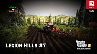 Ploughing Our first field/Clearing Tree's/Selling produce/Legion Hills/#7/FS19 4K Timelapse
