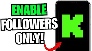 How To Enable Followers Only Chat On Kick! (Quickly!)