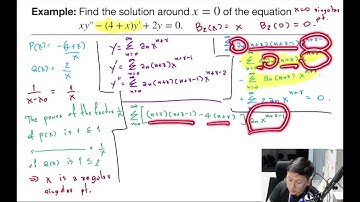 5.4.3 Indicial roots differ by an integer (Mathematics for Engineering 3)