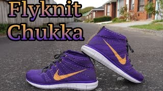 Nike Free Flyknit Chukka On-Feet & Close Up Review - YouTube
