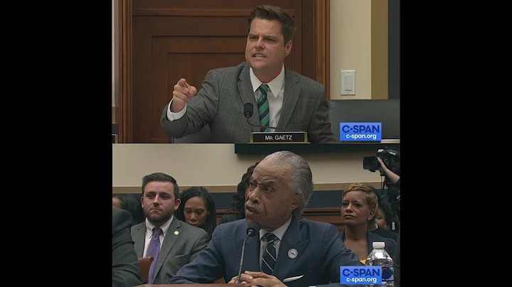 Exchange between Rep. Matt Gaetz and Reverend Al S...