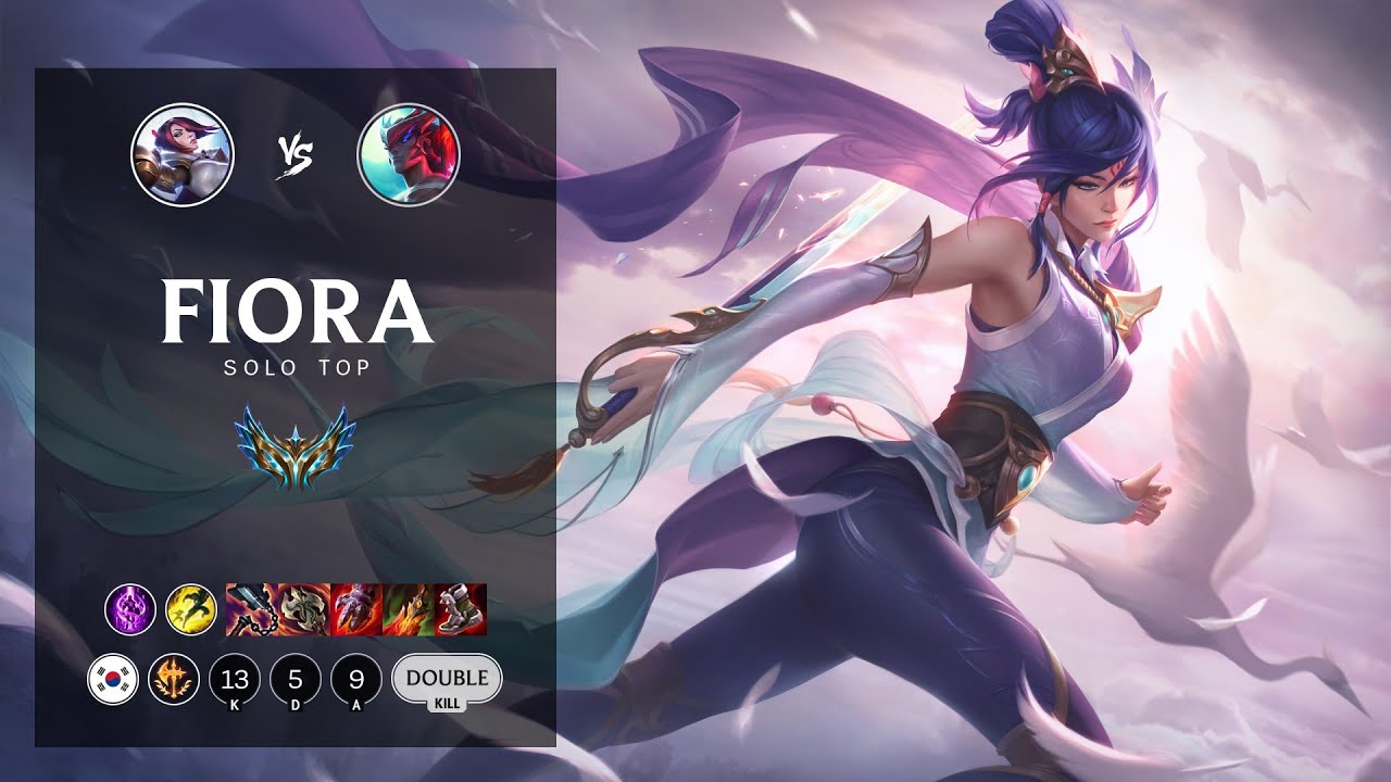 Fiora Top vs Yone - KR Challenger Patch 12.13