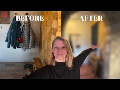 Tiny Entryway Makeover | Un-minimalize my space