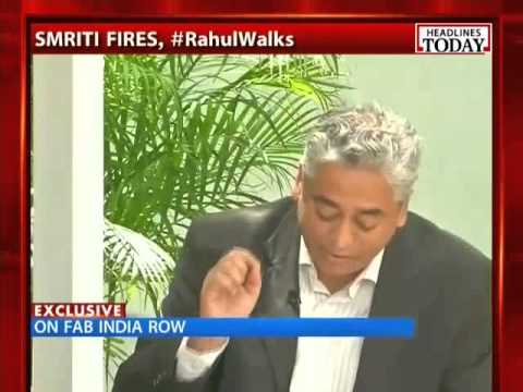 smriti irani slaps rajdeep sardesai exclusive interview