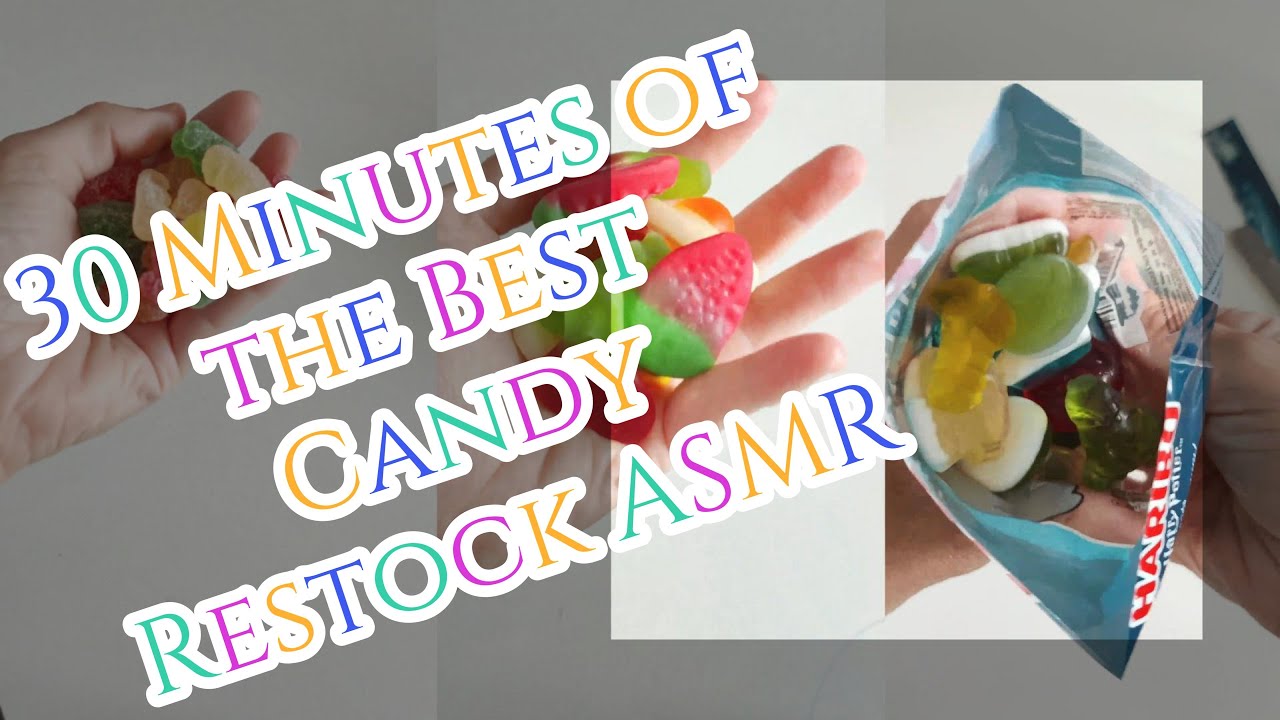 ASMR Restock & Unwrapping the Best Candies 🍬✨ | Satisfying Candy Sounds for Relaxation