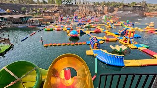 🍊 Orange Slider Water Slide 💦 at Grand Canyon Water Park 🇹🇭