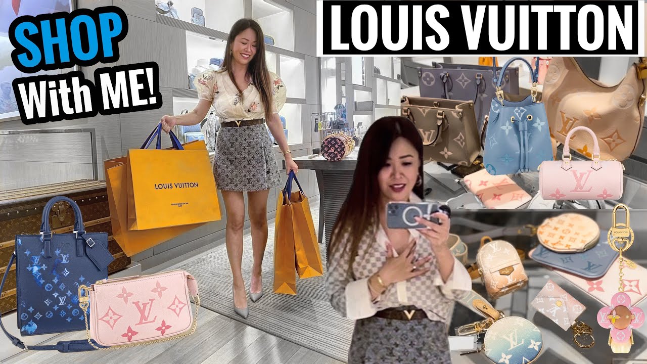 SHOP WITH ME AT LOUIS VUITTON! 👜 SHOPPING VLOG + LV UNBOXING