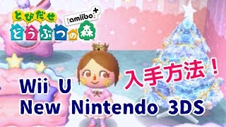 Wii UとNew Nintendo 3DSの入手方法をシェアします！ とびだせ どうぶつの森 amiibo+ 実況プレイ