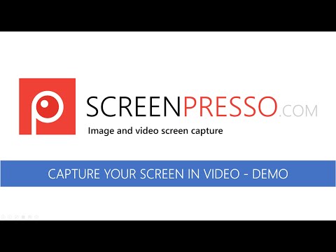 Screenpresso feature tour: Video screen capture