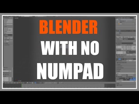How To Use Blender With No Numpad?