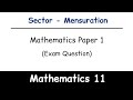 Sector Arc Length - Mensuration, Mathematics