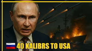 Russia Launches 40 Kalibr Missiles at US Recon Ship — The Response Was Devastating