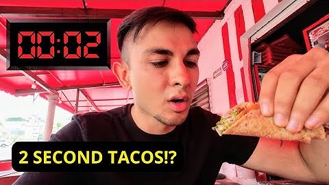 2 Second Tacos in Mexico!? I Didn't Believe This Was Real 🇲🇽