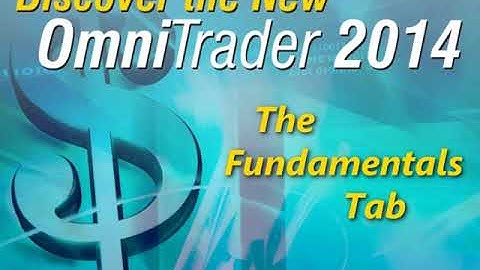 The OmniTrader Fundamentals Tool