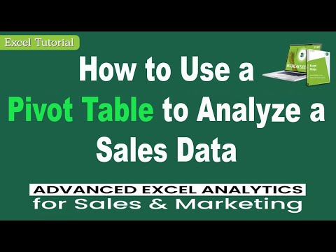 Video: How To Do A Sales Analysis