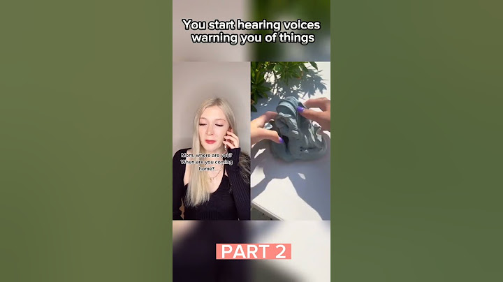 #POV You start hearing voices warning you of things PART 2 #comedy