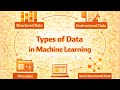 Types of Data in Machine Learning Explained | Structured, Unstructured & More