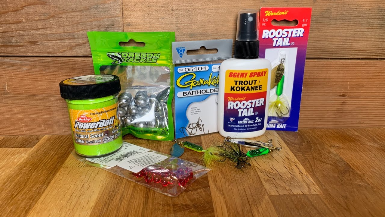 Trout Fishing Setup for Bank Fishing Bait & Spinners 