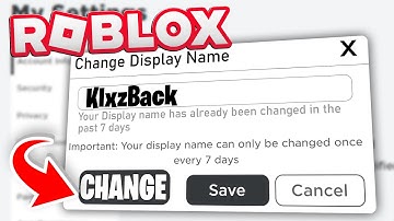 How To Change Display Name In Roblox Without Waiting 7 Days - Change Roblox Display Name