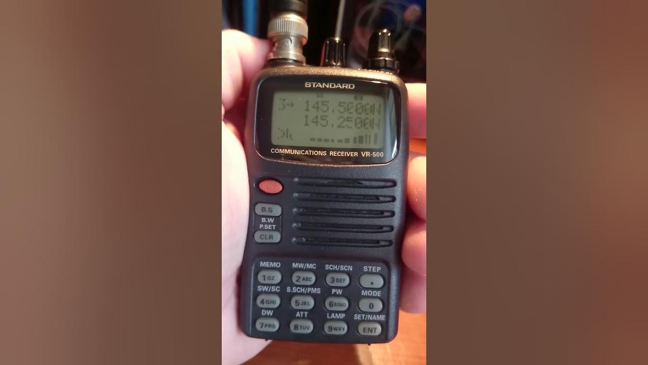 STANDARD (YAESU) VR500 YouTube
