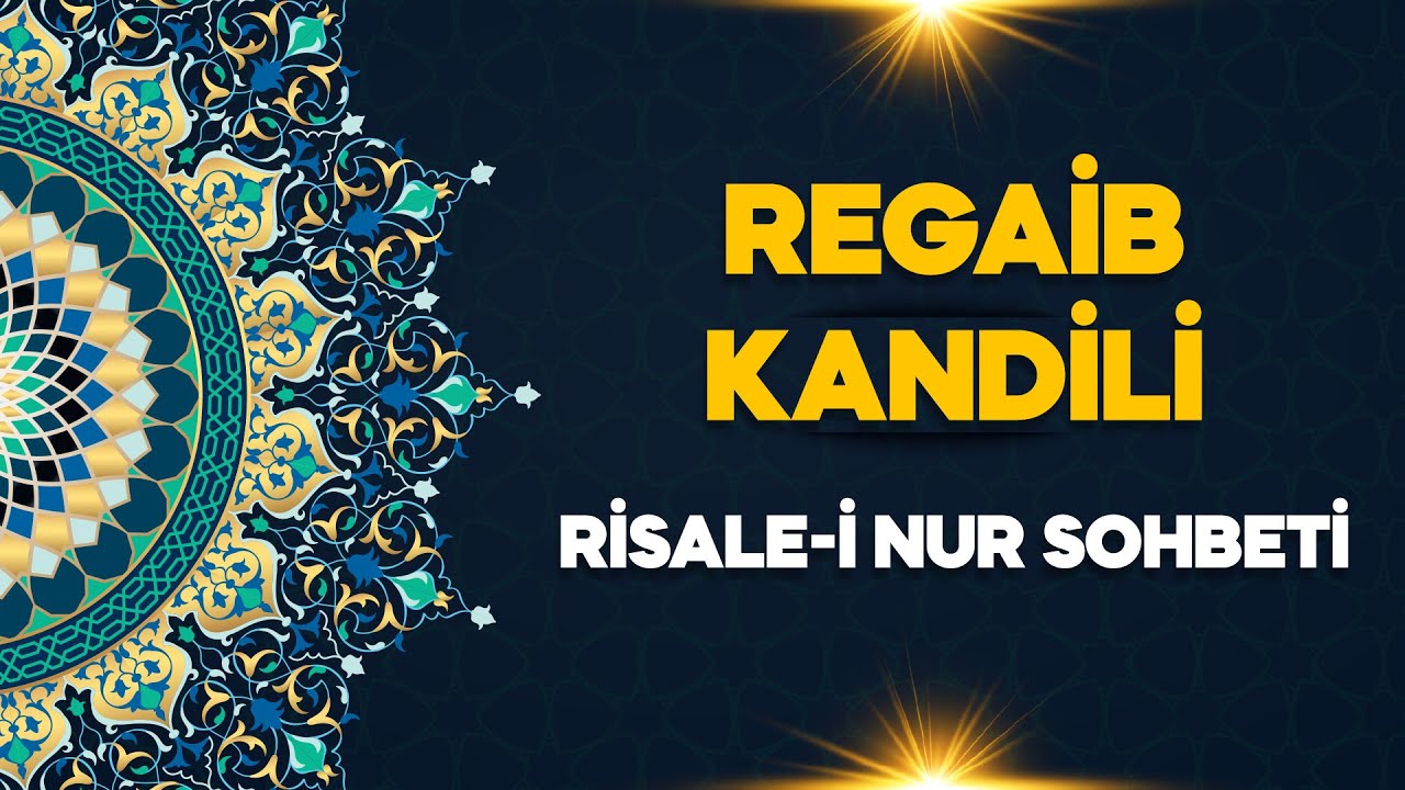 Regaib Kandili Özel Sohbeti Canlı Yayın YouTube