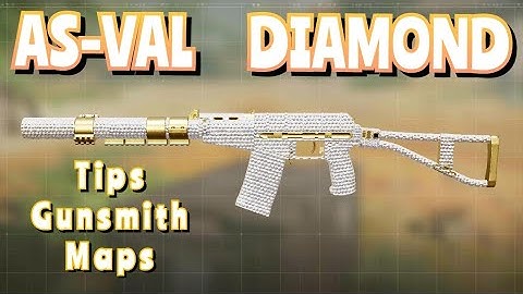 How to get the AS-VAL DIAMOND faster 💎 Tips, Gunsmith, Maps | COD: Mobile™