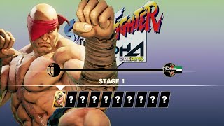 Street Fighter V Arcade Edition - Sagat Arcade Mode (Street Fighter Alpha Path)