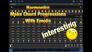 Harmonicc by Cem Olcay - Make Chord Progressions With Emojis - Chord Sequencer - iPad screenshot 2