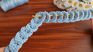 Wow Super 😲 Very Easy, very stylish bag handle, how to make a belt? Super Easy Crochet tutorial..