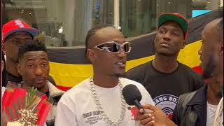 Da Agent and Fik Gaza welcomed 🤝in Dubai for their performance on 8th March