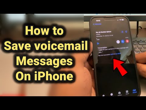 How to save voicemail message on your iPhone