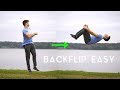 Learn Backflip Fast by Turning a 360 Upside Down